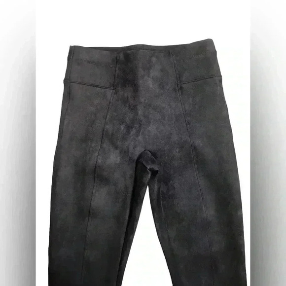 Spanx - Faux Suede Leggings - Navy Blue - Size Small - Picture 2 of 6